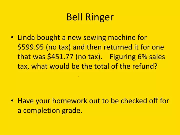 bell ringer