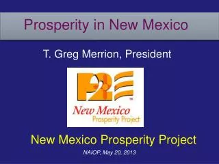 Prosperity in New Mexico