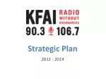 Empowering Community Voices: KFAI Strategic Plan 2012-2014 - slide 1