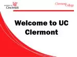 Welcome to UC Clermont