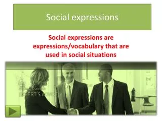 Social expressions