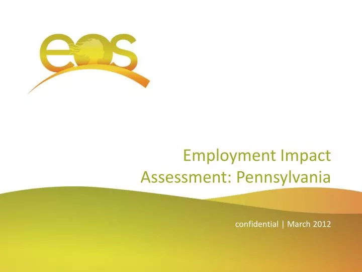 employment impact assessment pennsylvania