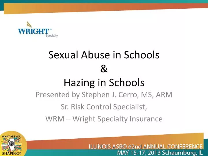 sexual abuse in schools hazing in schools