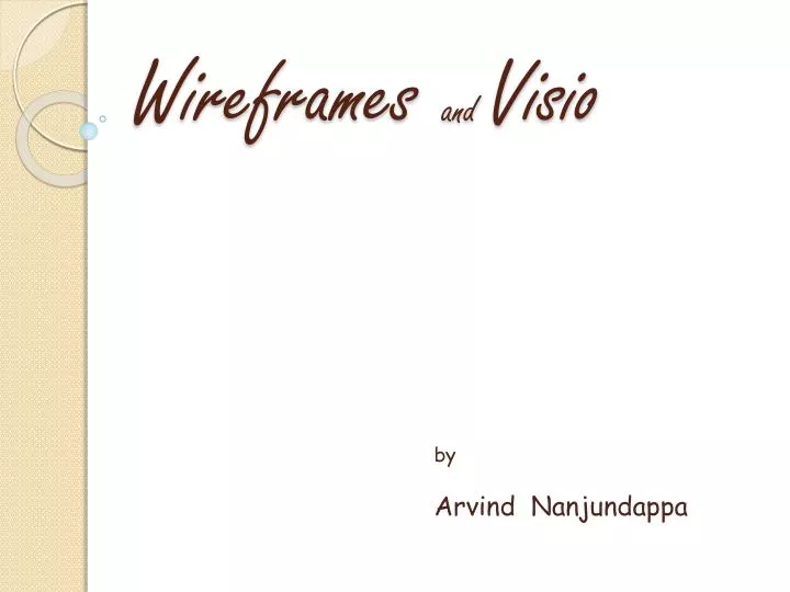 wireframes and visio