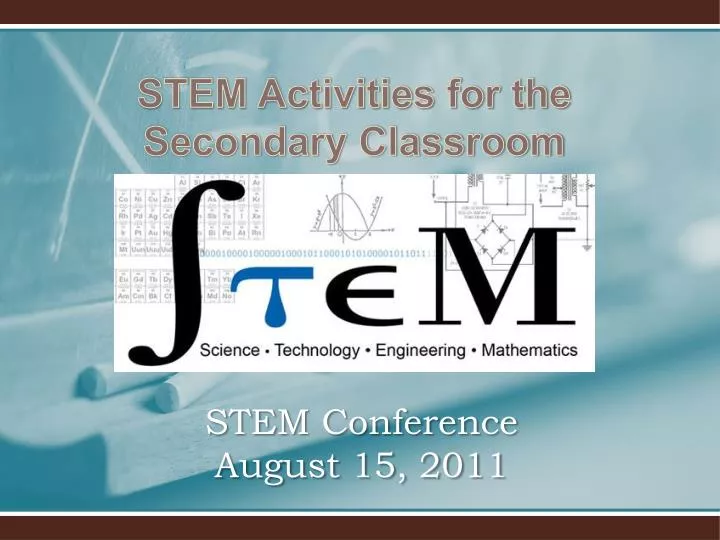 stem activities for the secondary classroom