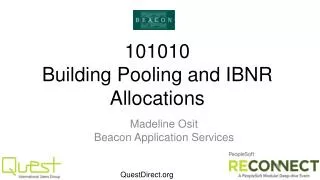101010 Building Pooling and IBNR Allocations