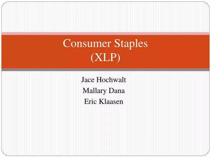 consumer staples xlp