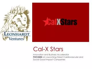 Cal-X Stars