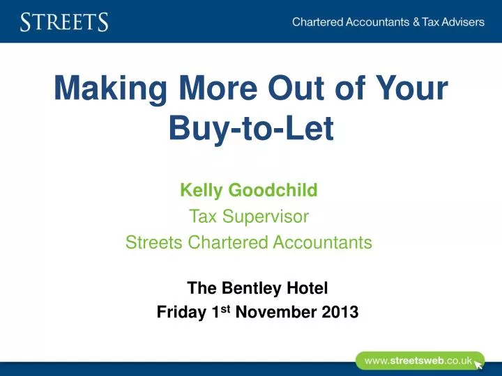 making more out of your buy to let