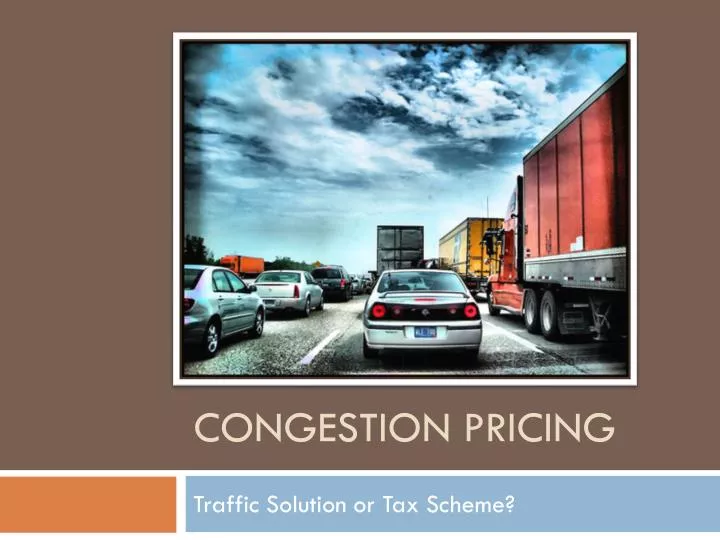 congestion pricing