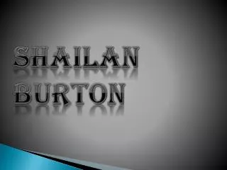 Shailan Burton