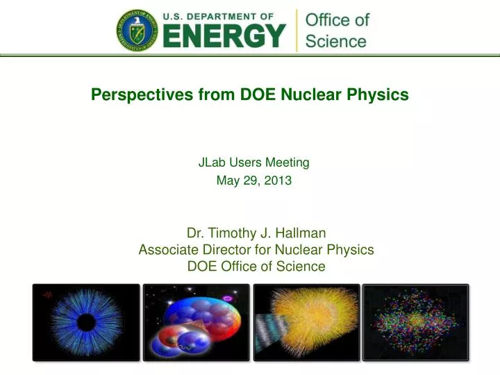 perspectives from doe nuclear physics