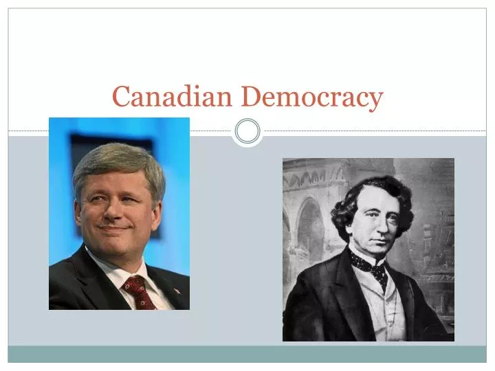 canadian democracy