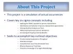 Reducing Ghost Installations in DSL East: A Six Sigma DMAIC Approach - slide 1