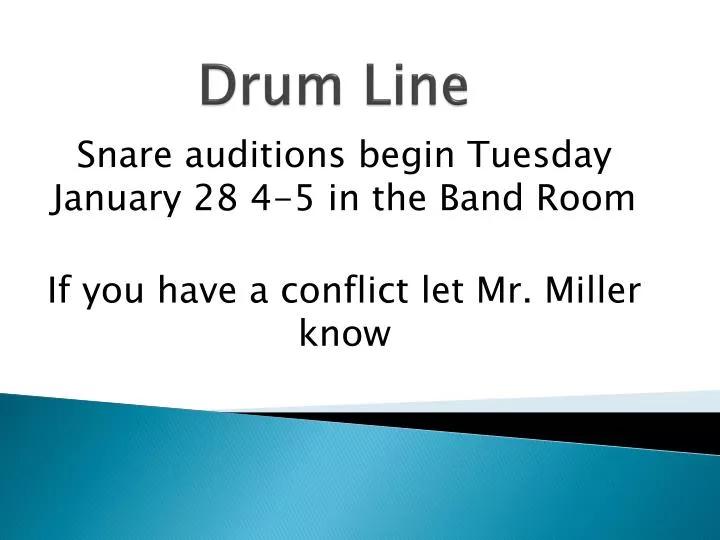 drum line
