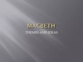 MacBETH