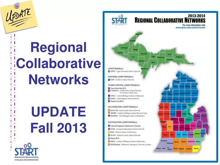 regional collaborative networks update fall 2013