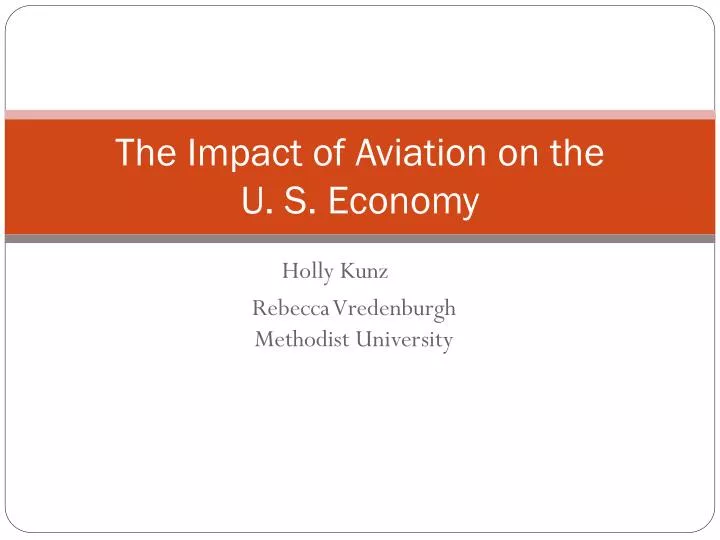 the impact of aviation on the u s economy