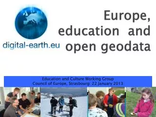 Europe, education and open geodata