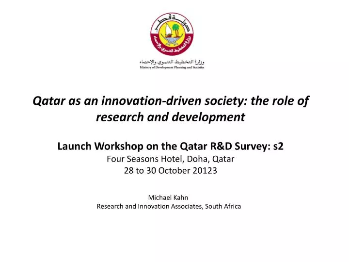 michael kahn research and innovation associates south africa