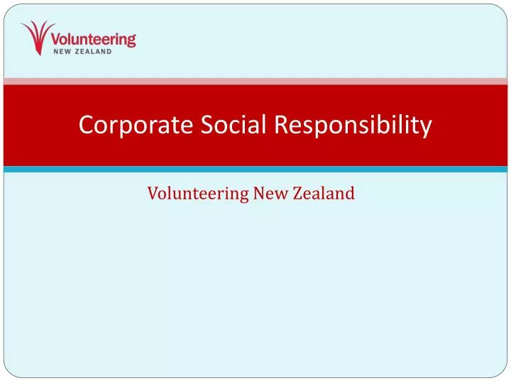 corporate social responsibility