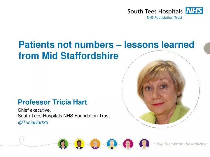 patients not numbers lessons learned from mid staffordshire