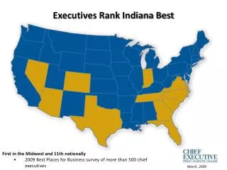 Executives Rank Indiana Best