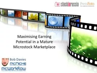 Maximising Earning Potential in a Mature Microstock Marketplace
