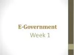 E-Government - slide 1