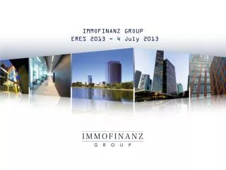 immofinanz group