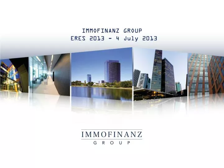 immofinanz group