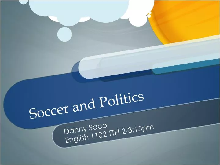 soccer and politics