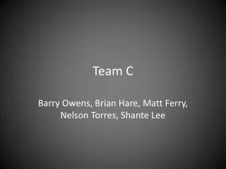 Team C