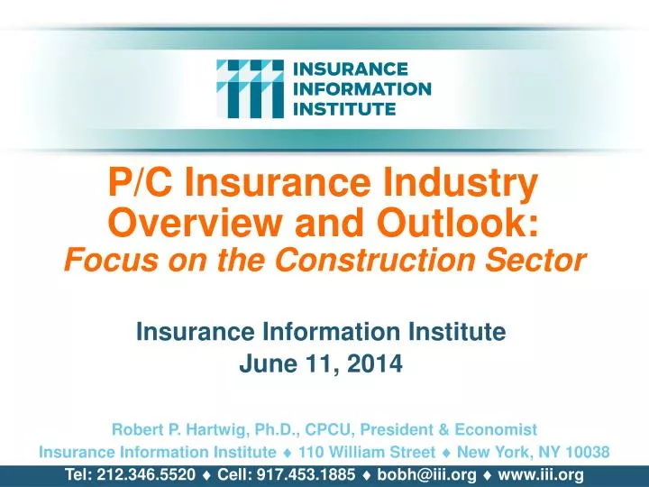 p c insurance industry overview and outlook focus on the construction sector