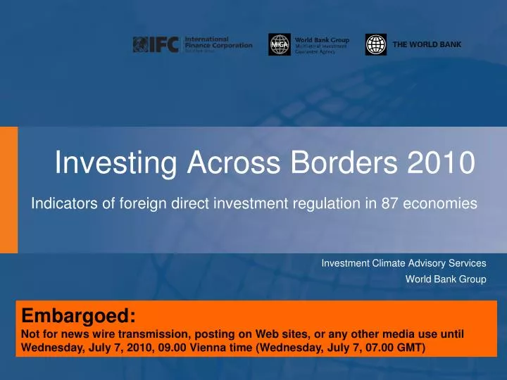 investing across borders 2010