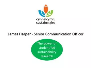James Harper - Senior Communication Officer