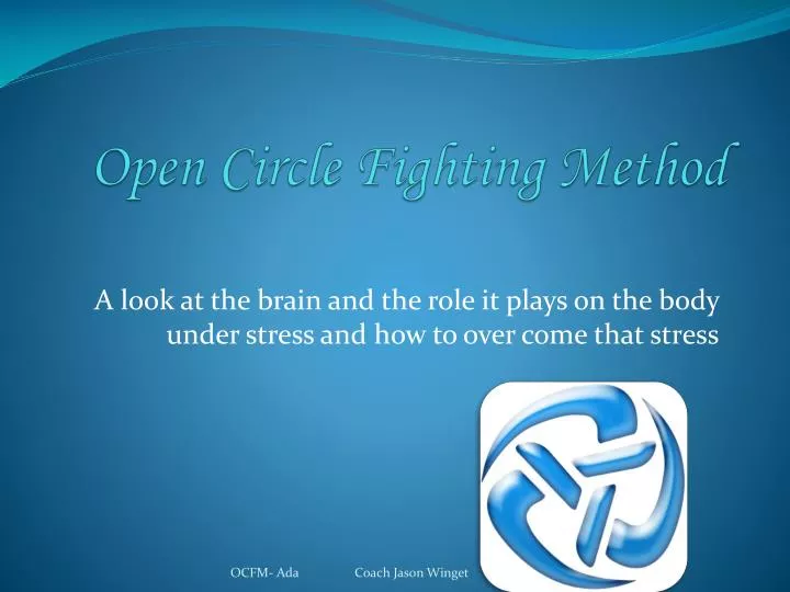 open circle fighting method