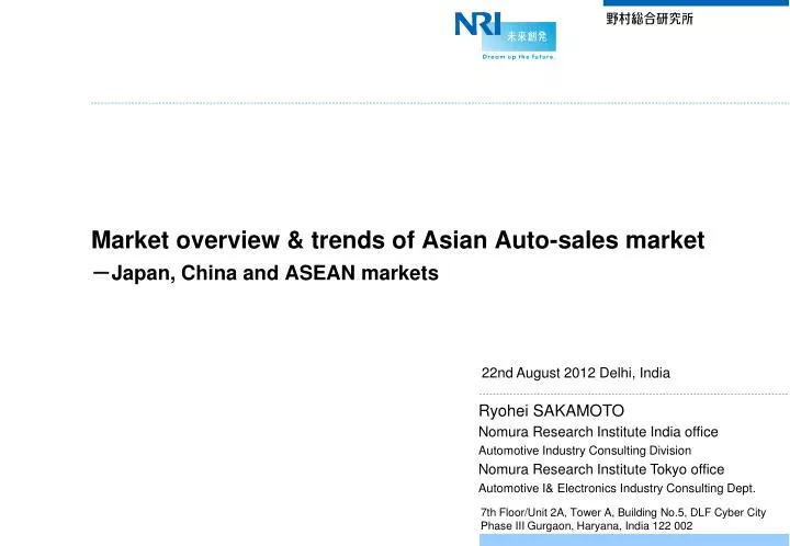market overview trends of asian auto sales market japan china and asean markets