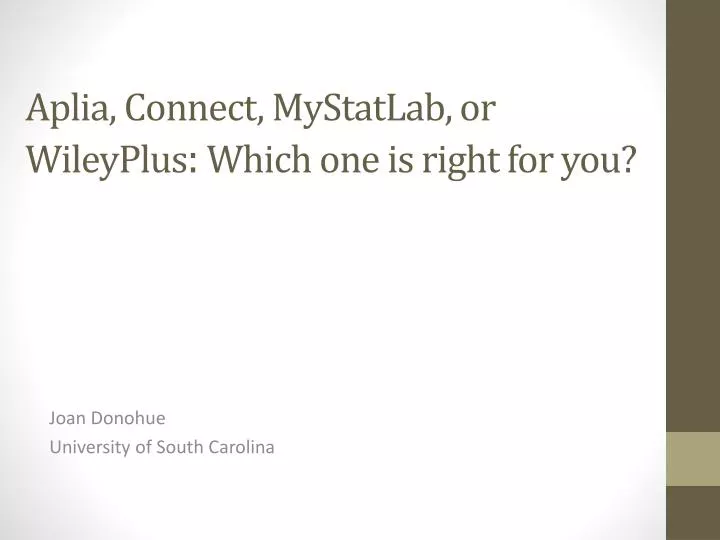 aplia connect mystatlab or wileyplus which one is right for you