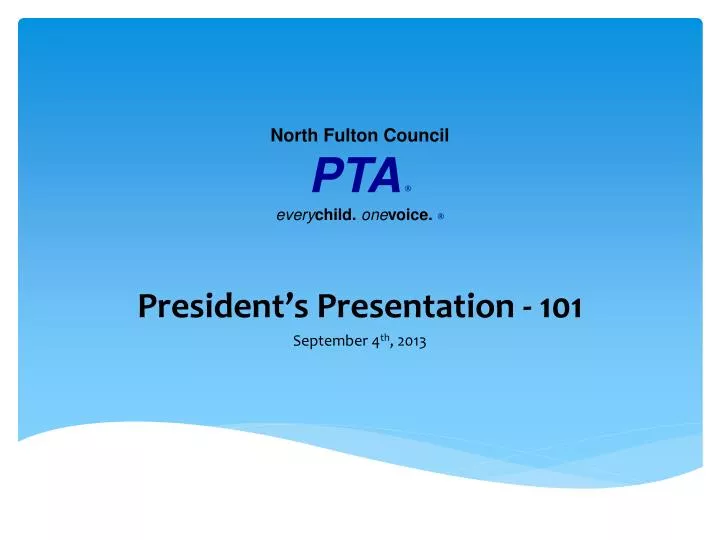 president s presentation 101 september 4 th 2013