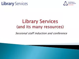 Library Services (and its many resources)