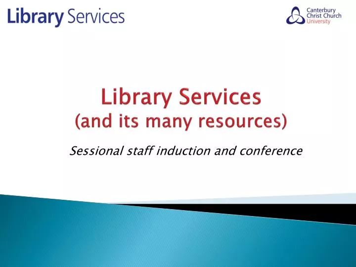 library services and its many resources