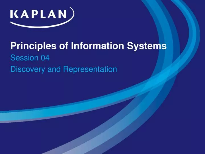 principles of information systems