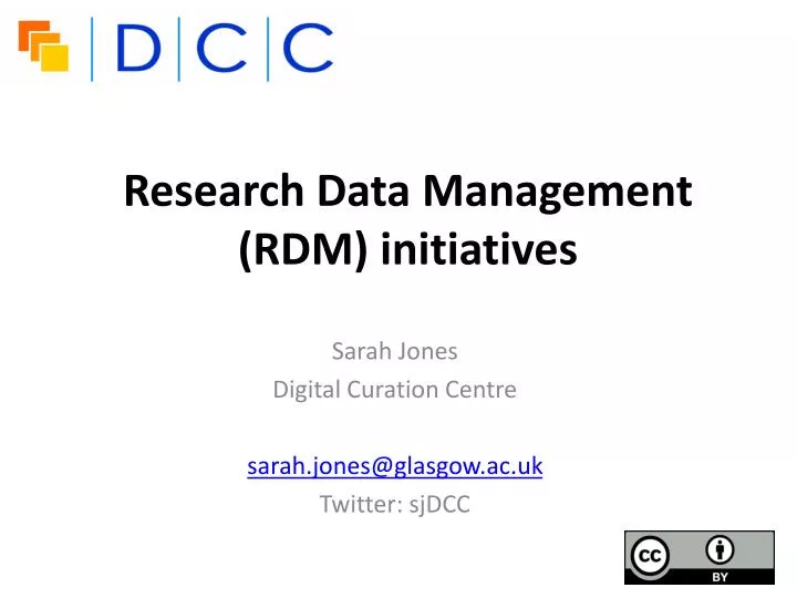 research data management rdm initiatives