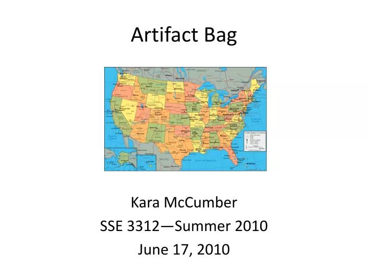 artifact bag