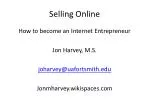 Selling Online - slide 1