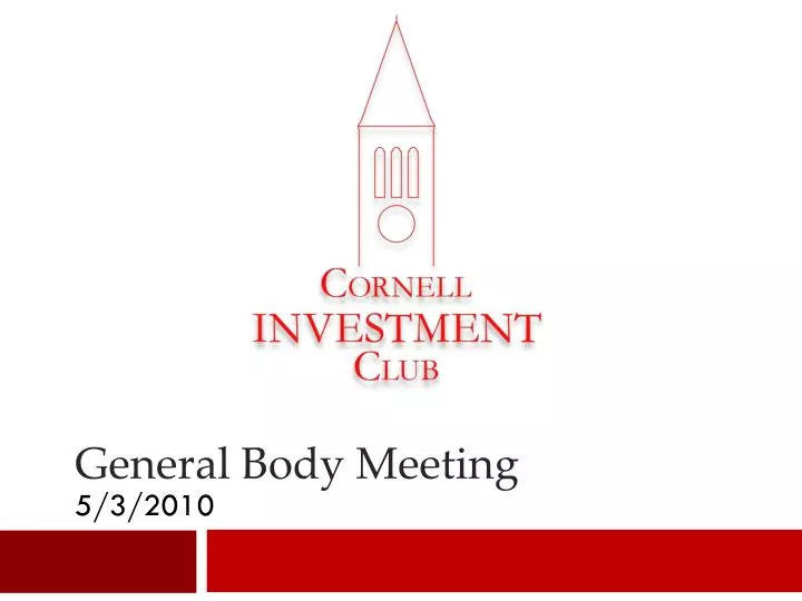 general body meeting