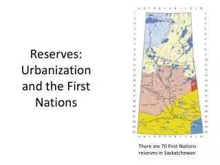 Reserves: Urbanization and the First Nations