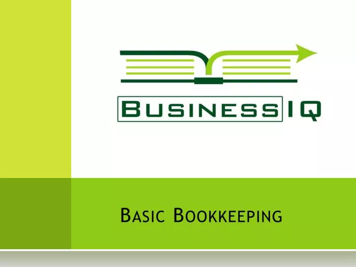 basic bookkeeping