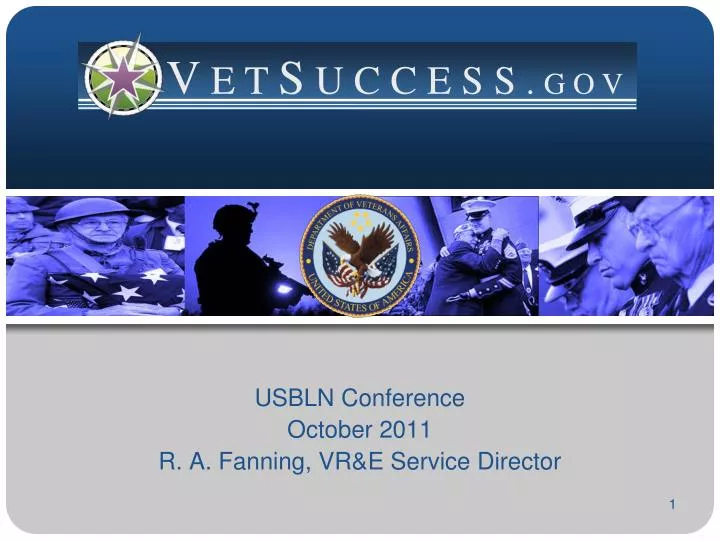 usbln conference october 2011 r a fanning vr e service director